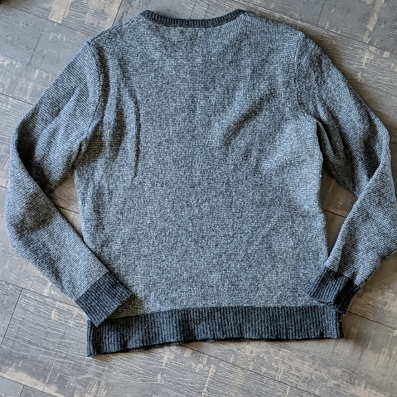 J. Crew Heathered Gray Thermal Wool Sweater G22 - Picture 7 of 7